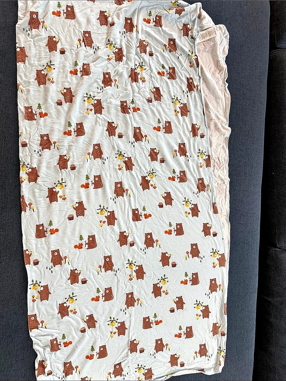 Ecol Dreams Pajama Bottoms in White & Brown Size XL